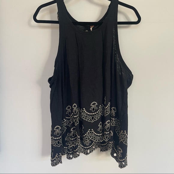 SOLD - Free People Embroidered Tank - Picture 3 of 5